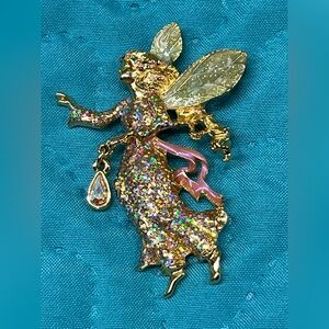 Kirk’s Folly: Borealis Woodland Fairy Brooch - Rare, Vintage
